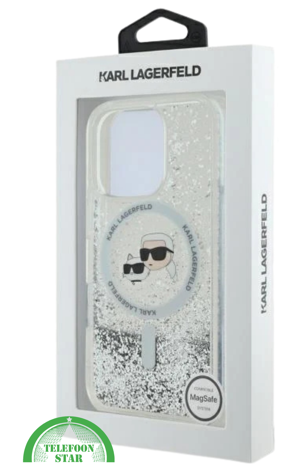 iPhone 16 Pro Glitter Hoesje – Transparant Zilver | Luxe Bescherming met Sprankelende Stijl