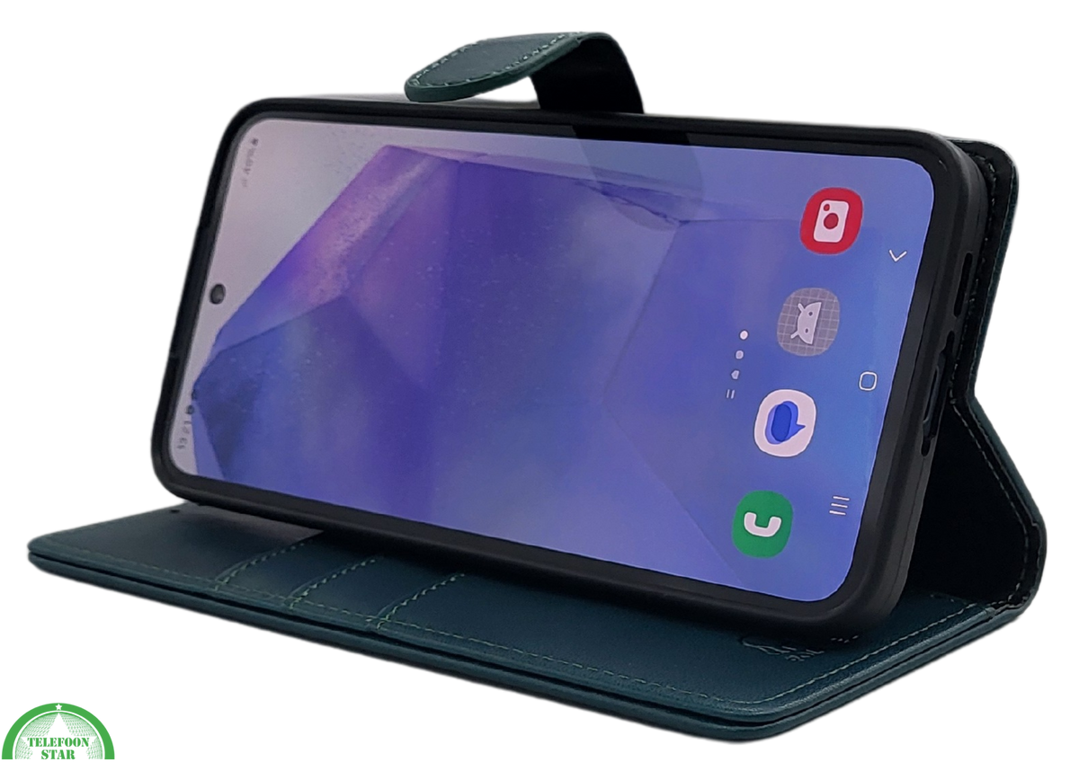 Hoesje voor Samsung Galaxy S26 Boek Case Leer donkergroen