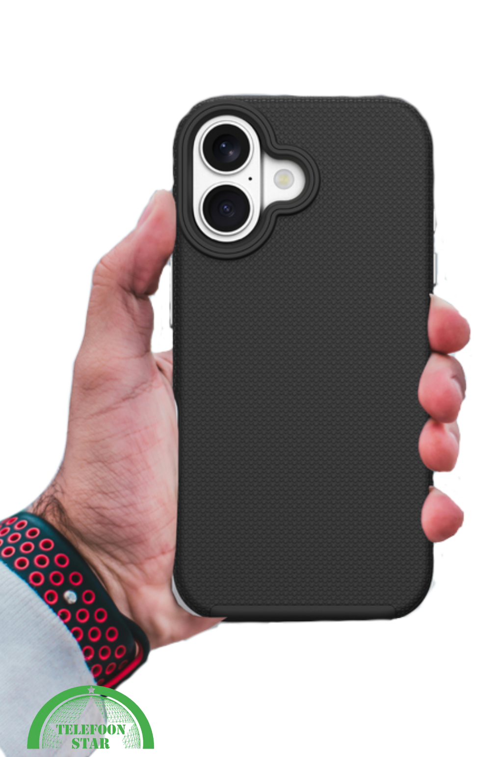 Hoesje voor iPhone 17 – Zwarte Anti-Slip Bescherming en Sterk, flexibel en schokabsorberend silicone, Slank en licht ontwerp | Telefoonstar