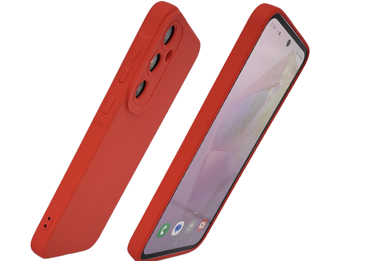 Hoesje voor Samsung A37 Rood Schokbestendige Siliconen Backcover