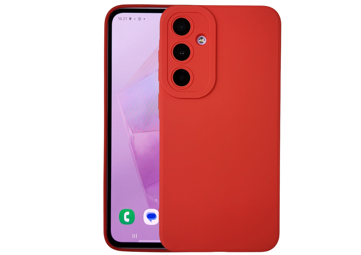 Hoesje voor Samsung A37 Rood Schokbestendige Siliconen Backcover