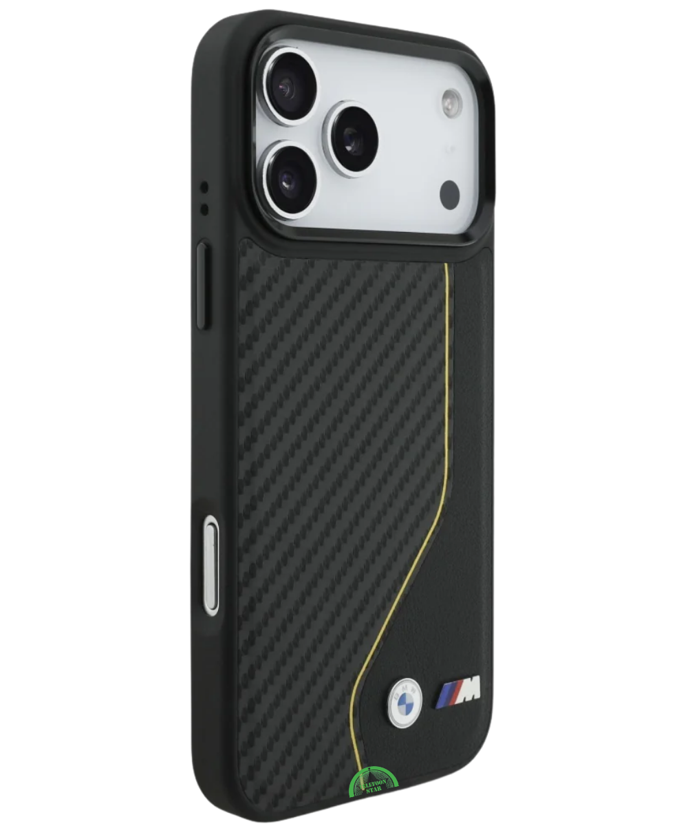 Hoesje voor iPhone 18 Pro Zwart Carbon Shield Sport Case
