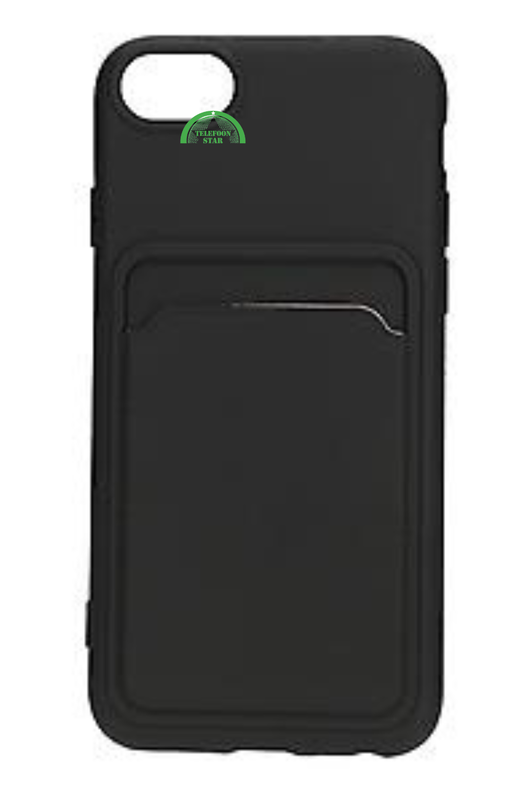 Transparant iPhone SE 2022 Hoesje met Pasjeshouder – Shockproof en Silicone
