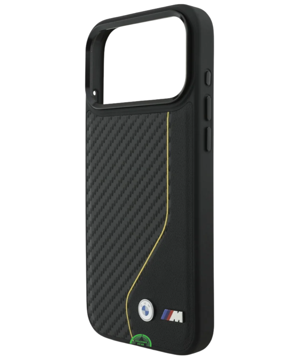 Hoesje voor iPhone 17 Pro Max Zwart Carbon Shield Sport Case