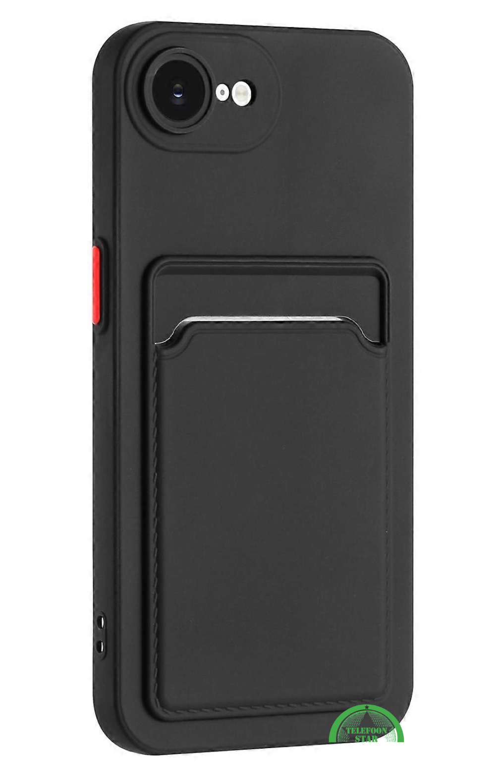 Transparant iPhone SE 2022 Hoesje met Pasjeshouder – Shockproof en Silicone