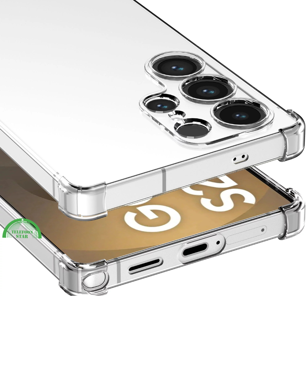 Transparant Shockproof Hoesje voor Samsung S25 Ultra – Slank & Sterk