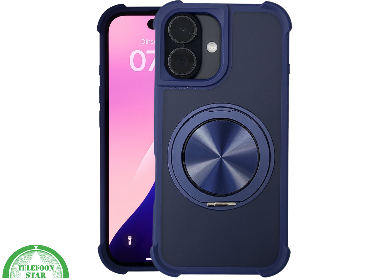 achterkant magsafe Ring blauw silicone voor iPhone 17