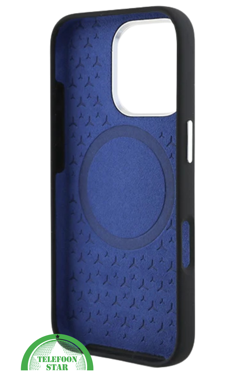 iPhone 16 Pro Max Hoesje Zwart – Sportieve Luxe met Strakke Bescherming