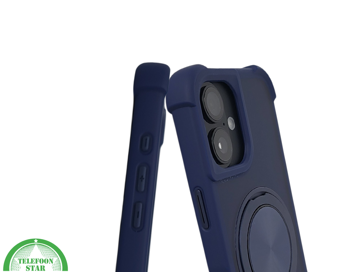 achterkant magsafe Ring blauw silicone voor iPhone 16