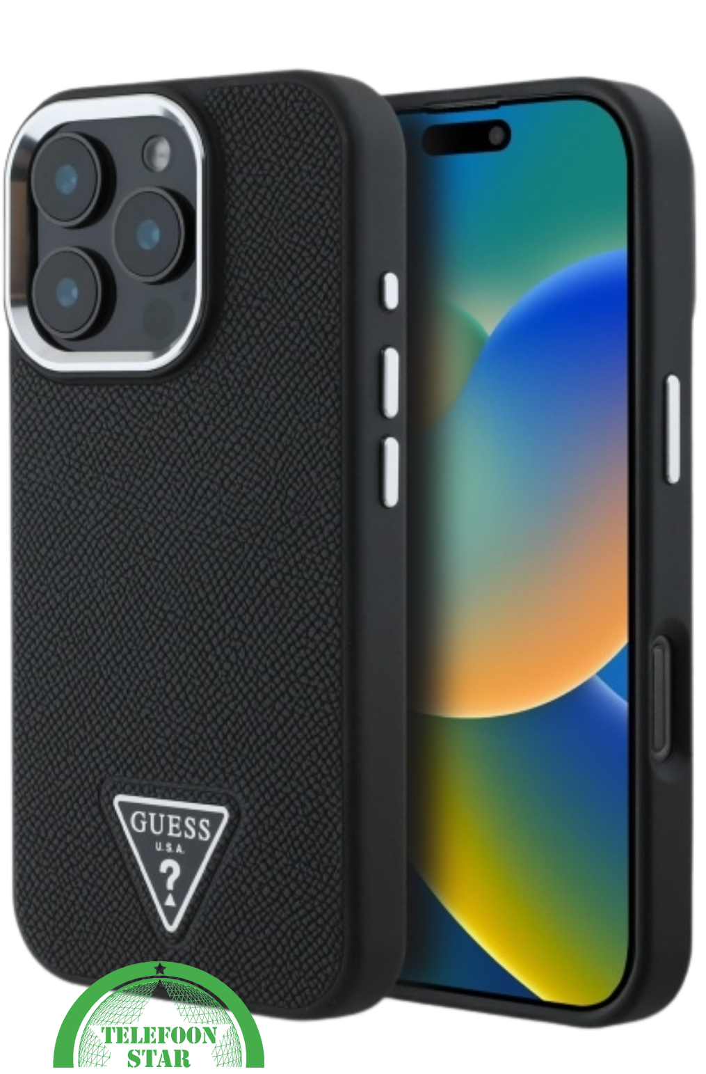 Hoesje voor iPhone 16 pro –Zwart | Elegant Design met Luxe Bescherming