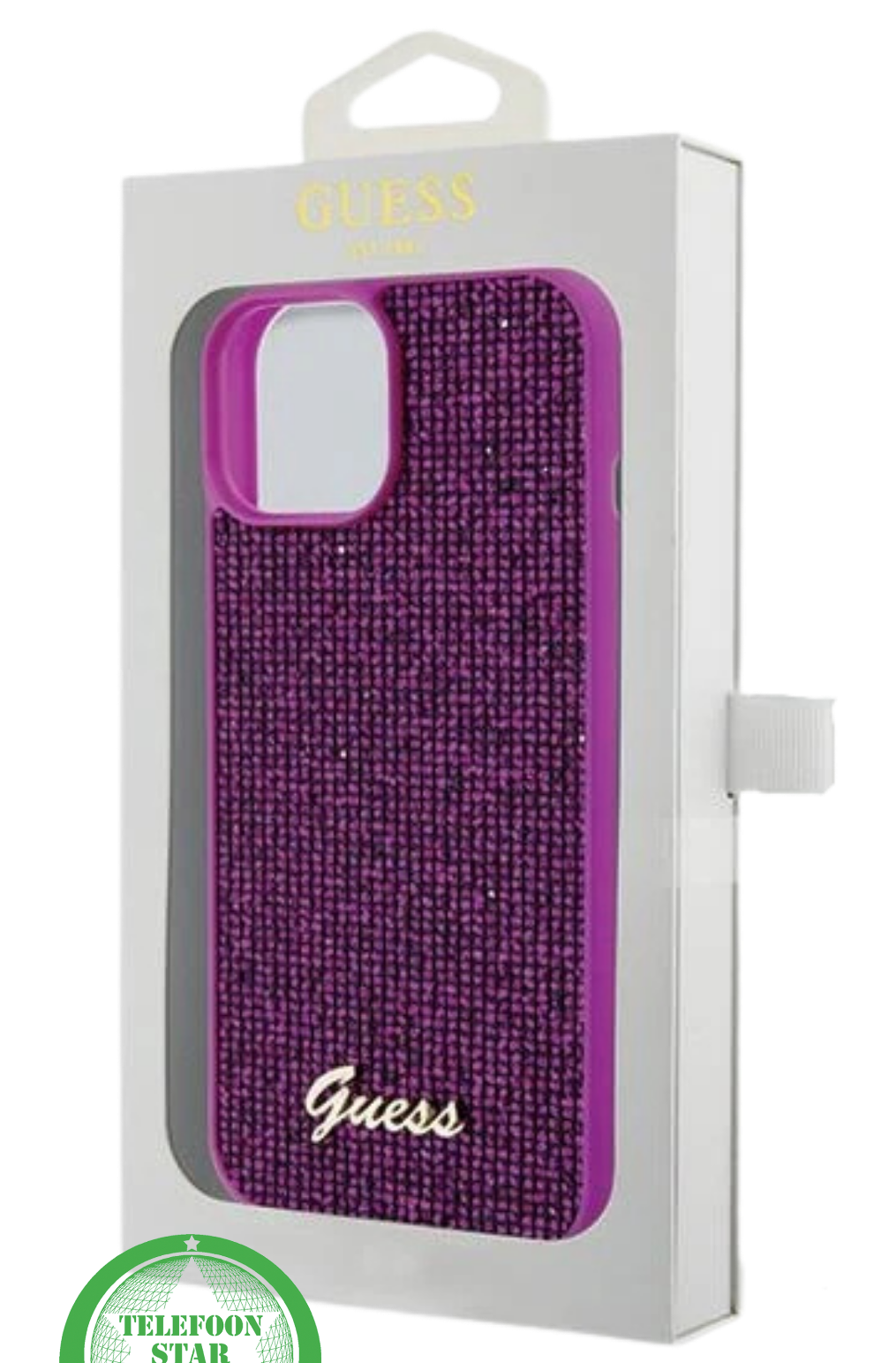 Purple Case – iPhone 14 Glitter Beschermhoes