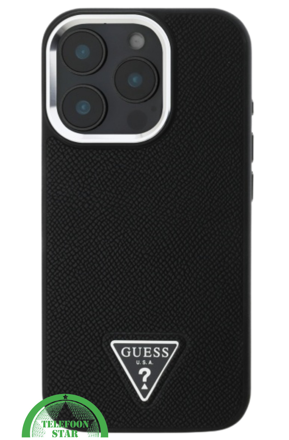 Hoesje voor iPhone 16 pro –Zwart | Elegant Design met Luxe Bescherming