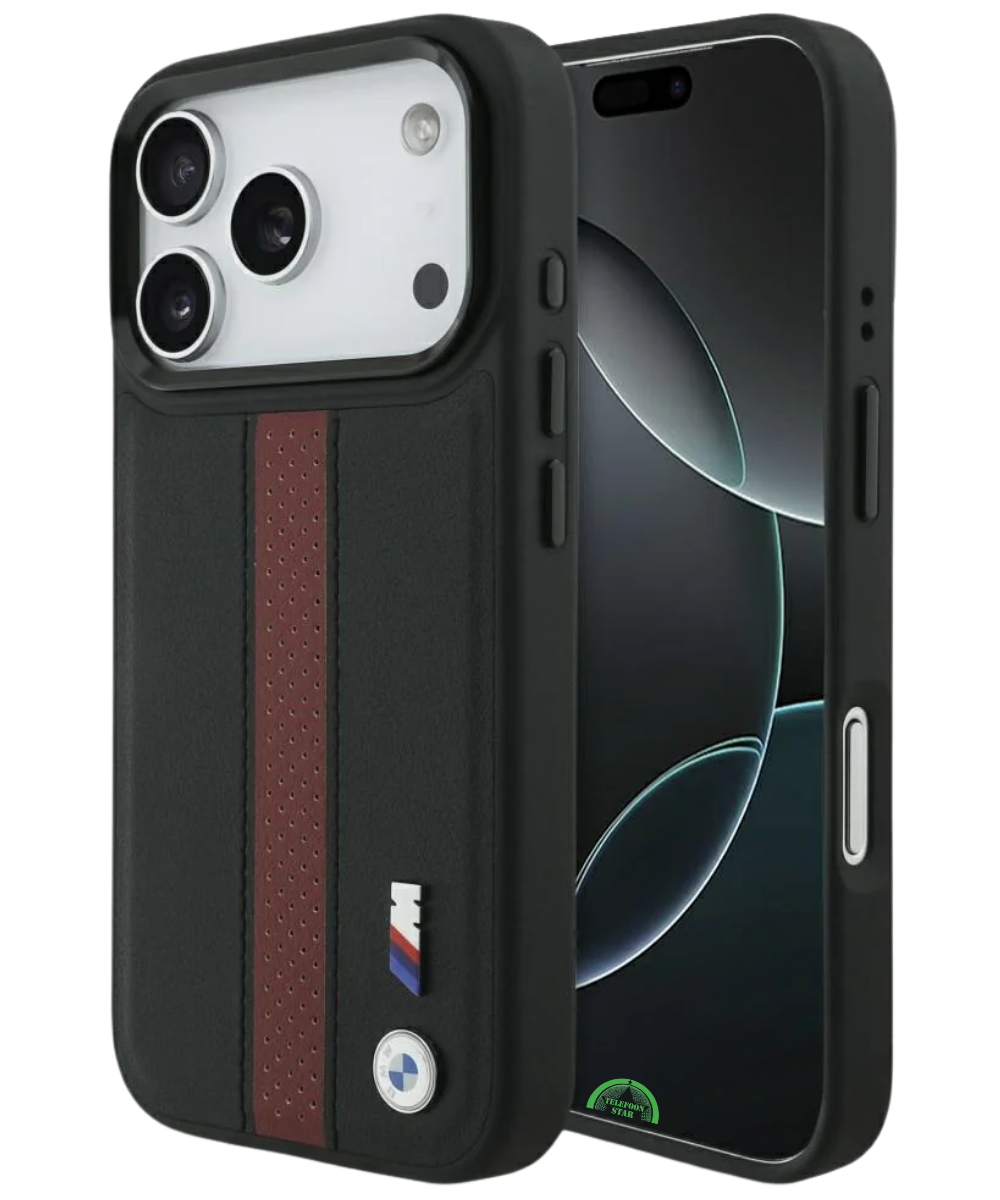 Hoesje voor iPhone 17 Pro Max Black Racing Edition Carbon Shield Sport Case