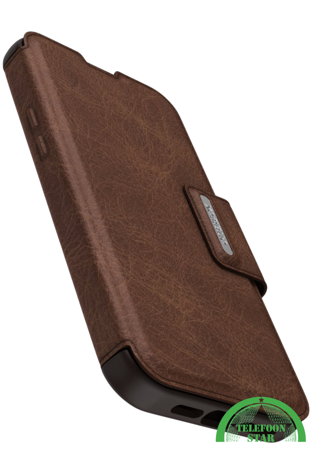 Donker bruin Bookcase Hoesje iPhone 14 Pro Max