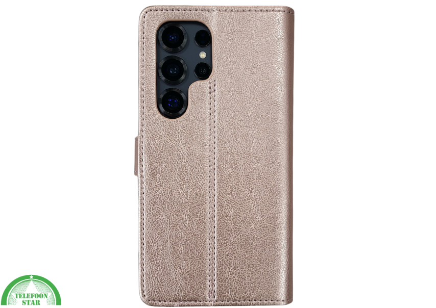 Hoesje voor Smasung S26 Ultra donker rose boekcase Stijlvolle