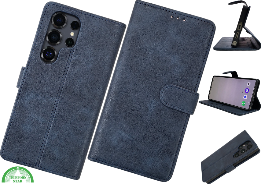 Boekcase Hoesje voor Samsung Galaxy S26 Ultra donkergroen