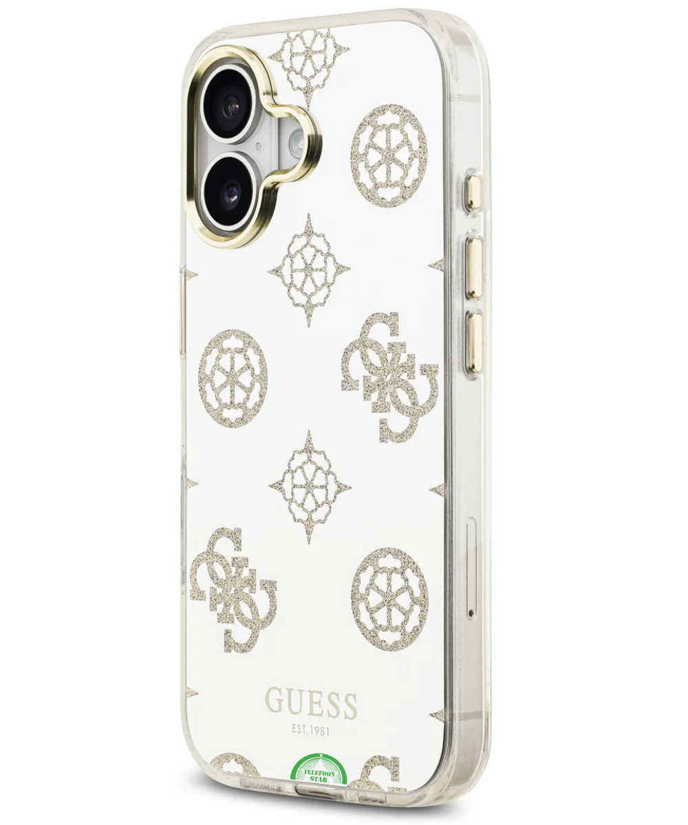 Hoesje iPhone 17 Glitter Mirrored Magsafe Compatible Gold Phone Case en Sterke Slank