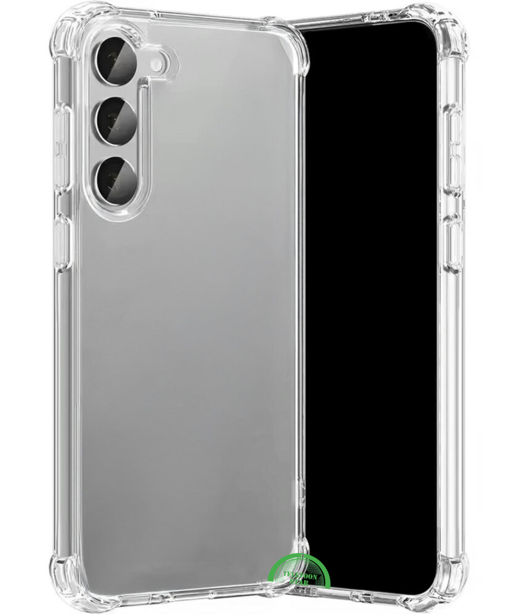 Hoesje voor Samsung S25 Transparant Schokbestendig, Slank, Sterk & Krasvast