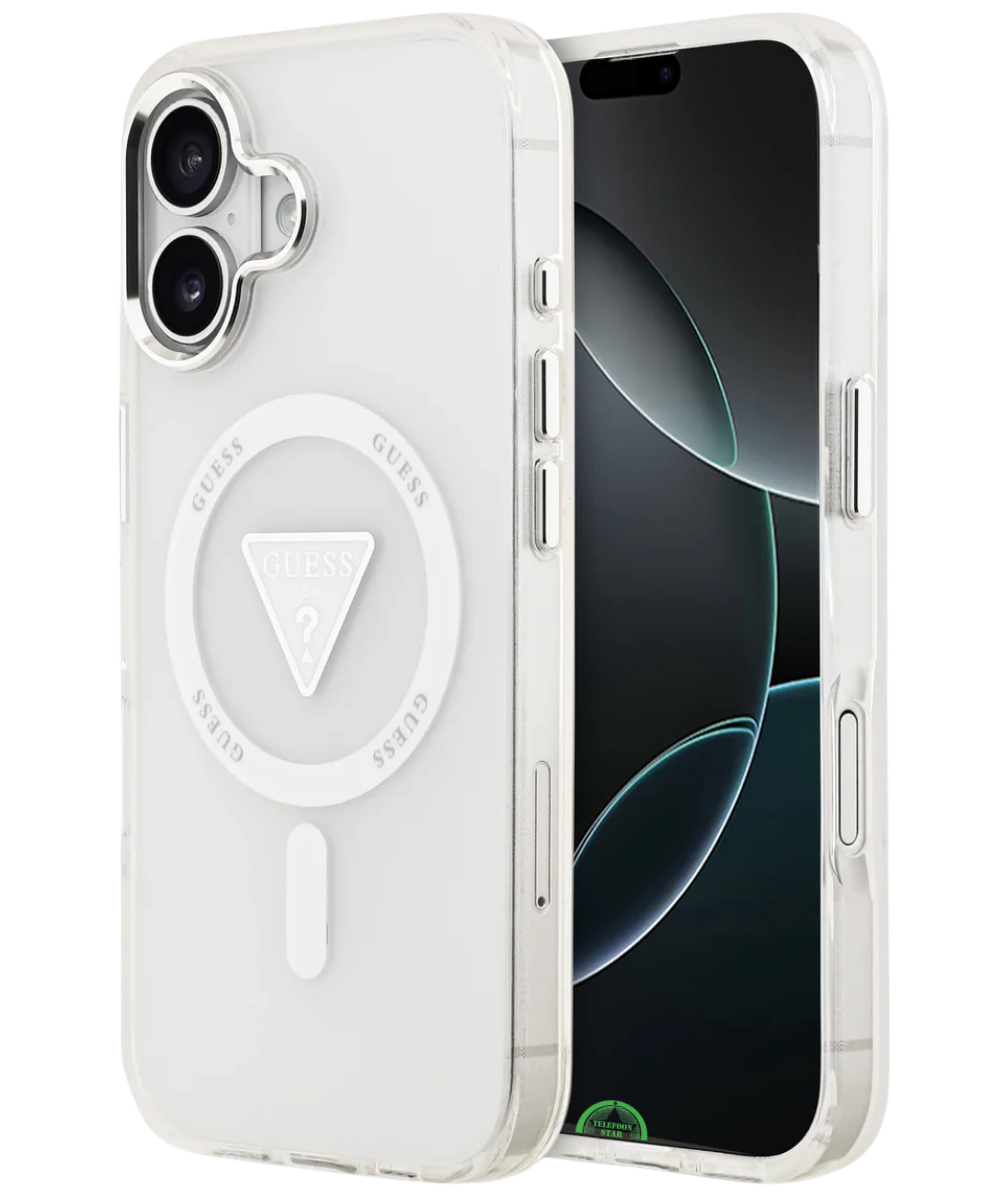 hoesje iPhone 17 Wit MagRing IceClear Case Strak