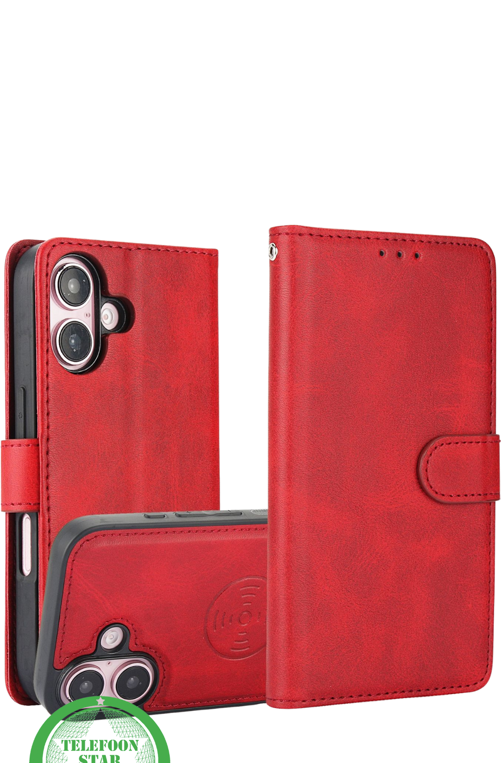 iPhone 16 Bookcase Hoesje – Mintgroen | Stijlvolle Bescherming met Magnetische Sluiting