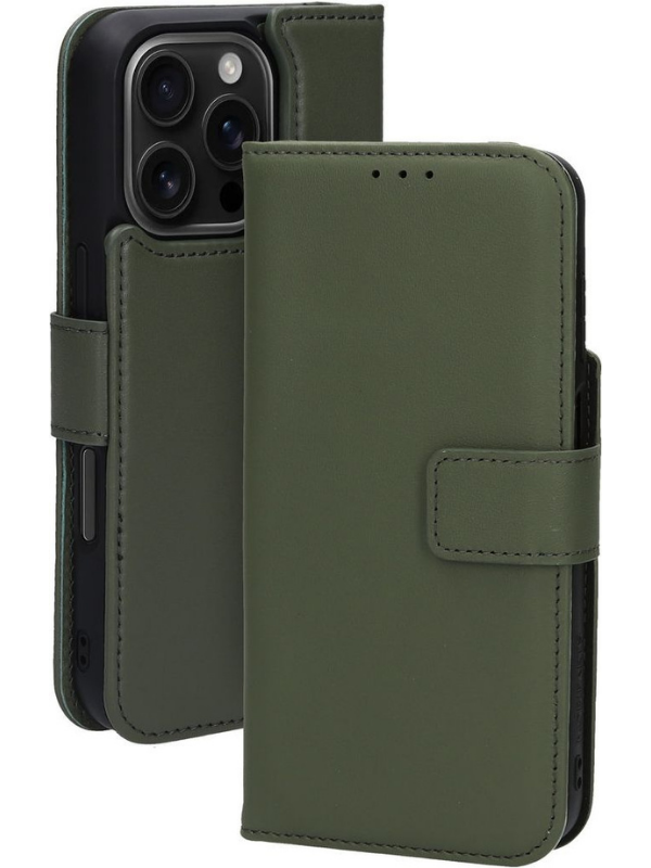 Zwart Wallet Hoesje iPhone 13 Pro – Leerlook & Kaartvakken | Telefoonstar