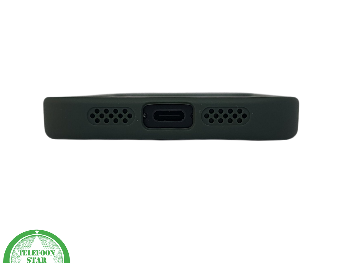 iPhone 16e Hoesje MagSafe Compatibel Groen Schokbestendig