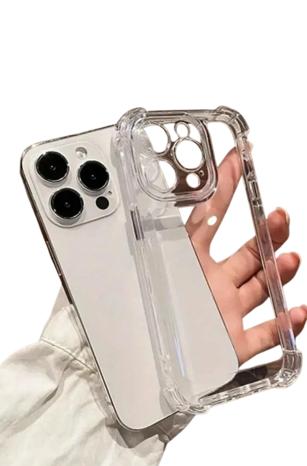 Transparant Antishock Hoesje voor iPhone 16 pro – Silicone, Flexibel, Helder & Extra Sterk | Telefoonstar