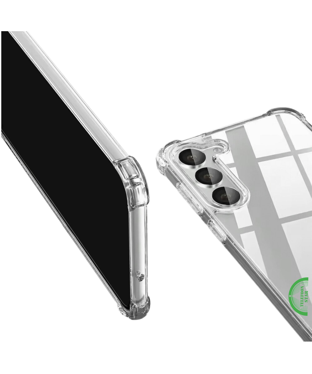 Hoesje voor Samsung S23 Plus Transparant Schokbestendig, Slank, Sterk & Krasvast