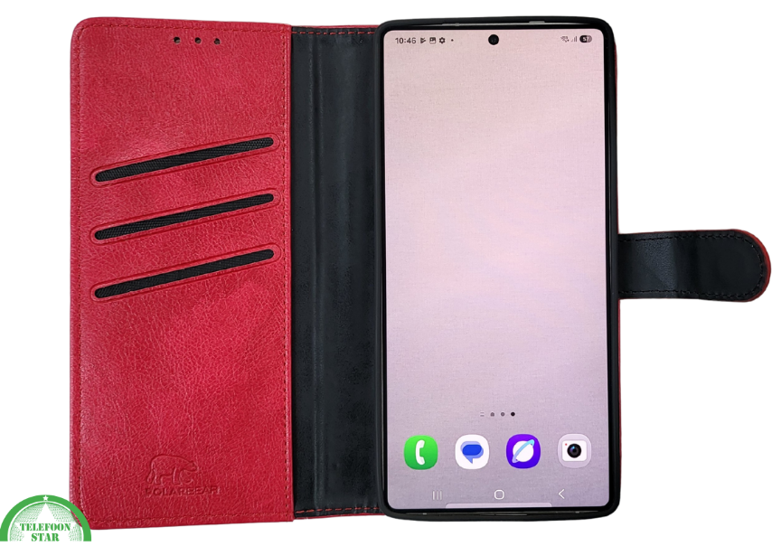 Boekcase hoesje voor Samsung S26 Ultra Rood kunstleer