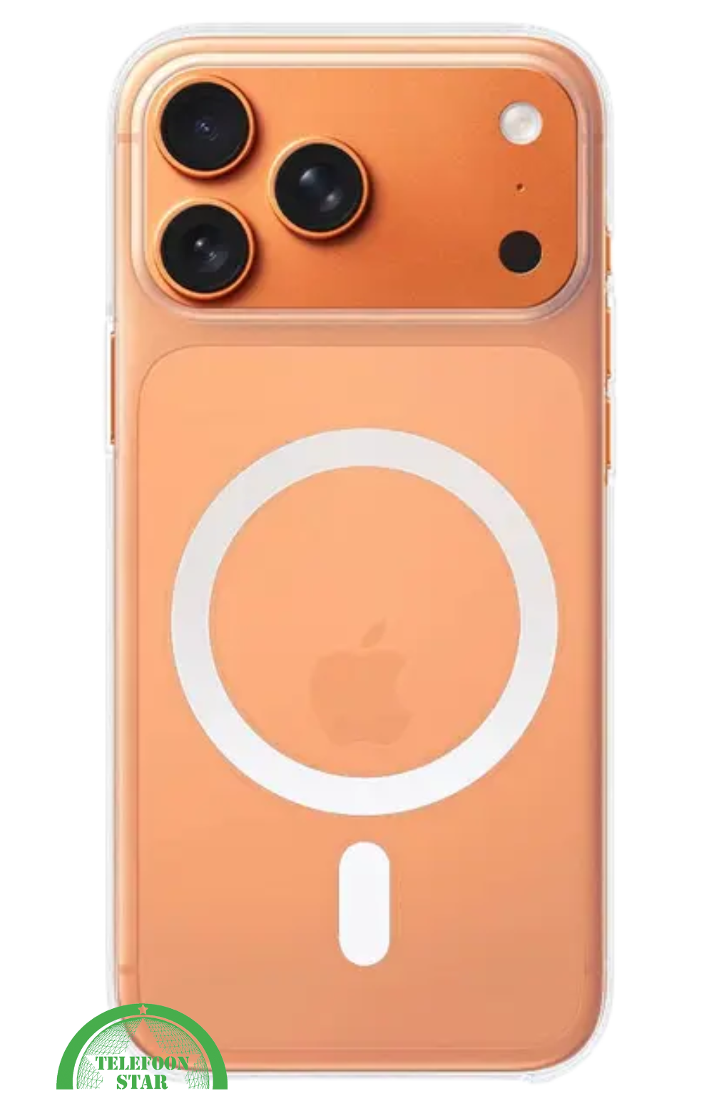 Silicone Hoesje voor iPhone 17 Pro – MagSafe & Schokbestendig, Flexibel, Helder & Extra Sterk, transparant en | Telefoonstar