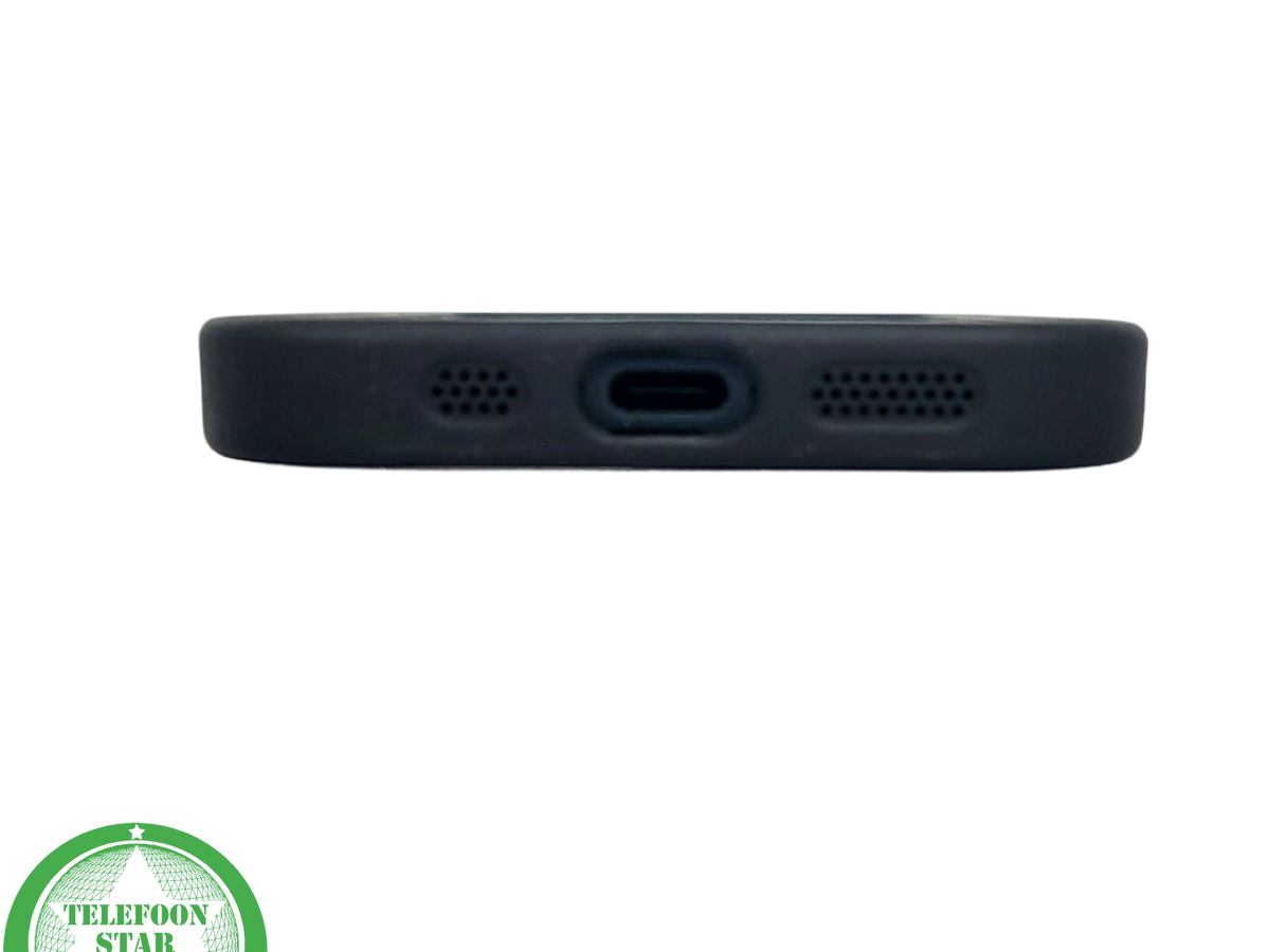 iPhone 15 Plus Hoesje – Zwart Siliconen met MagSafe | Slank, Sterk & Stijlvol