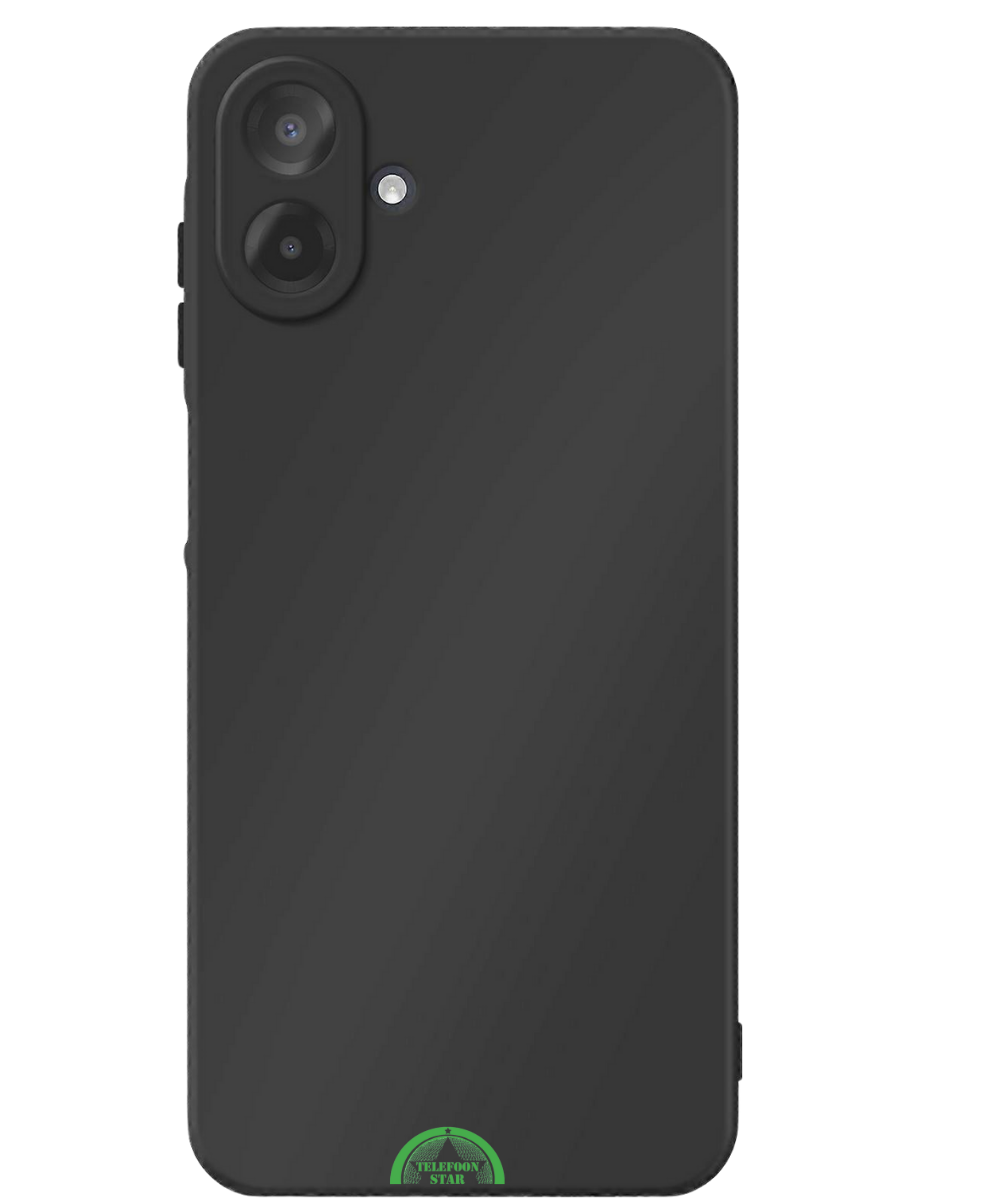 Hoesje voor Samsung Galaxy A07 Zwart Soft Silicone Protect Case