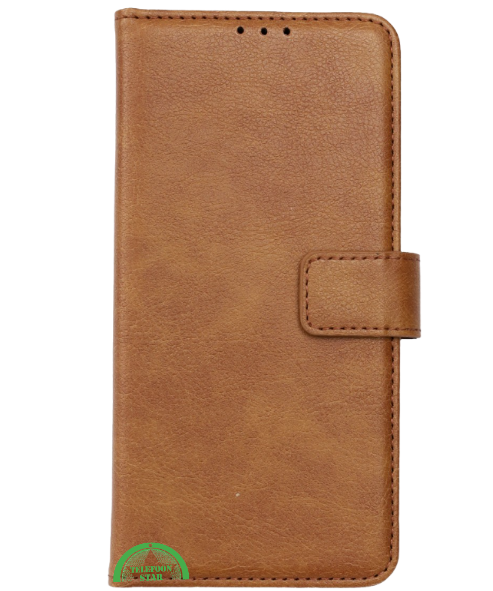 Bookcase Hoesje voor Samsung Galaxy A07 Bruin Nauwsluitend en stevig