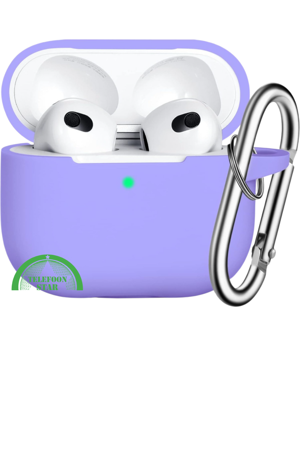 Hoesje voor AirPods 3 met Karabijnhaak