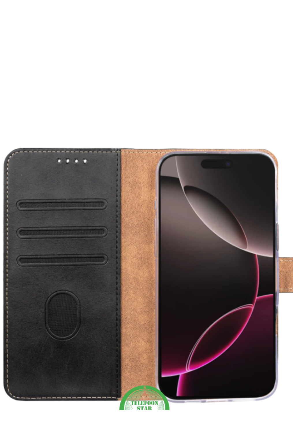 Bookcase Hoesje voor iPhone 17 Air – Stijlvol, Veilig & Functionee | Telefoonstar