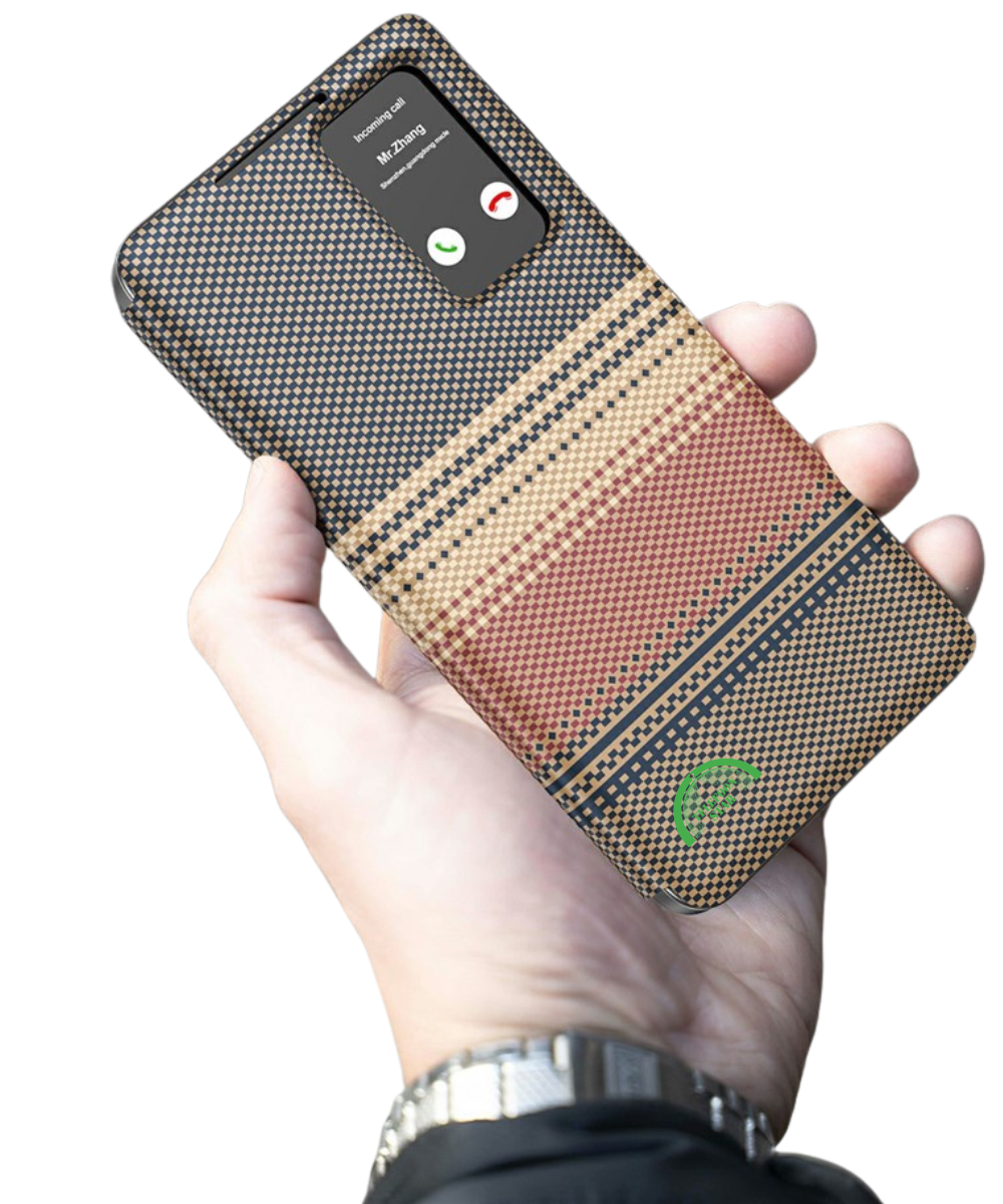 Samsung Galaxy S25 Hoesje Paars met Kaarthouder Smart View Bookcase Cover voor Optimale Bescherming