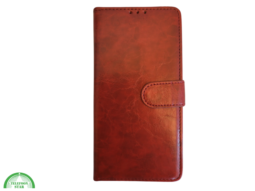 iPhone 16 portemonnee Rood Lather
