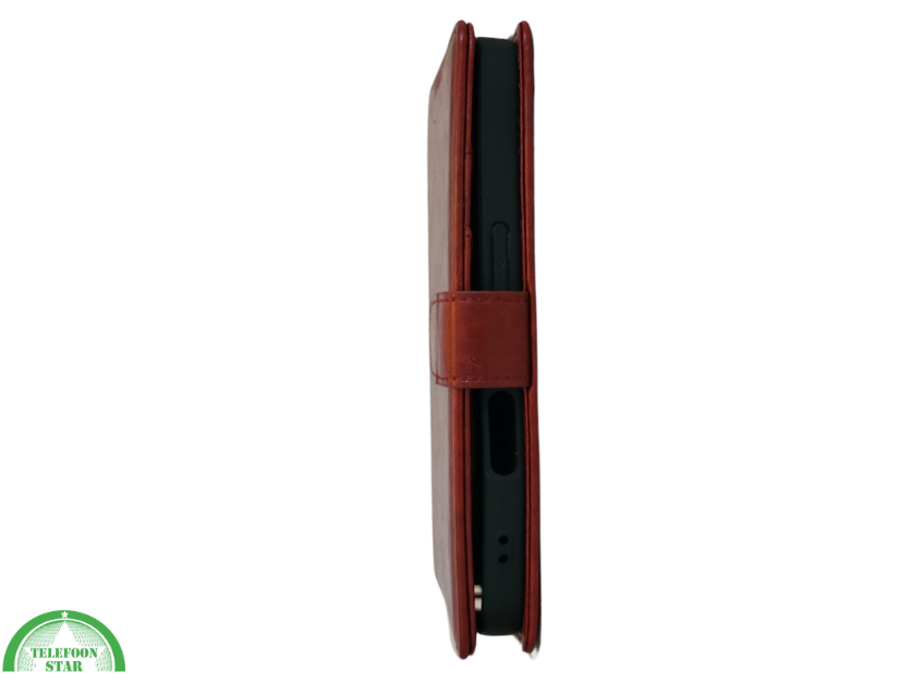 iPhone 16 portemonnee Rood Lather