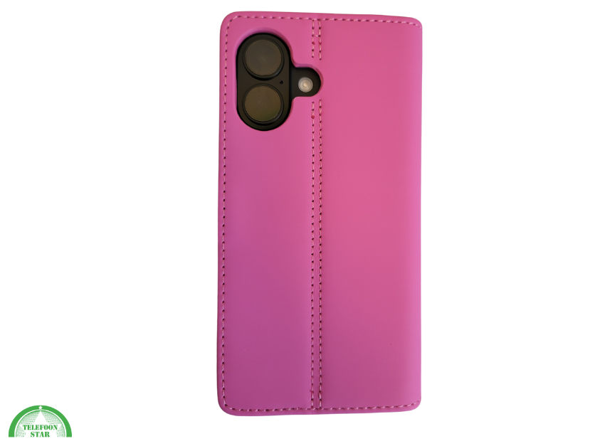 portemonnee Roze cover boek case iPhone 17