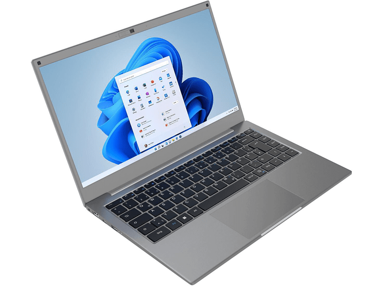 PEAQ Notebook Classic C140V Grijs