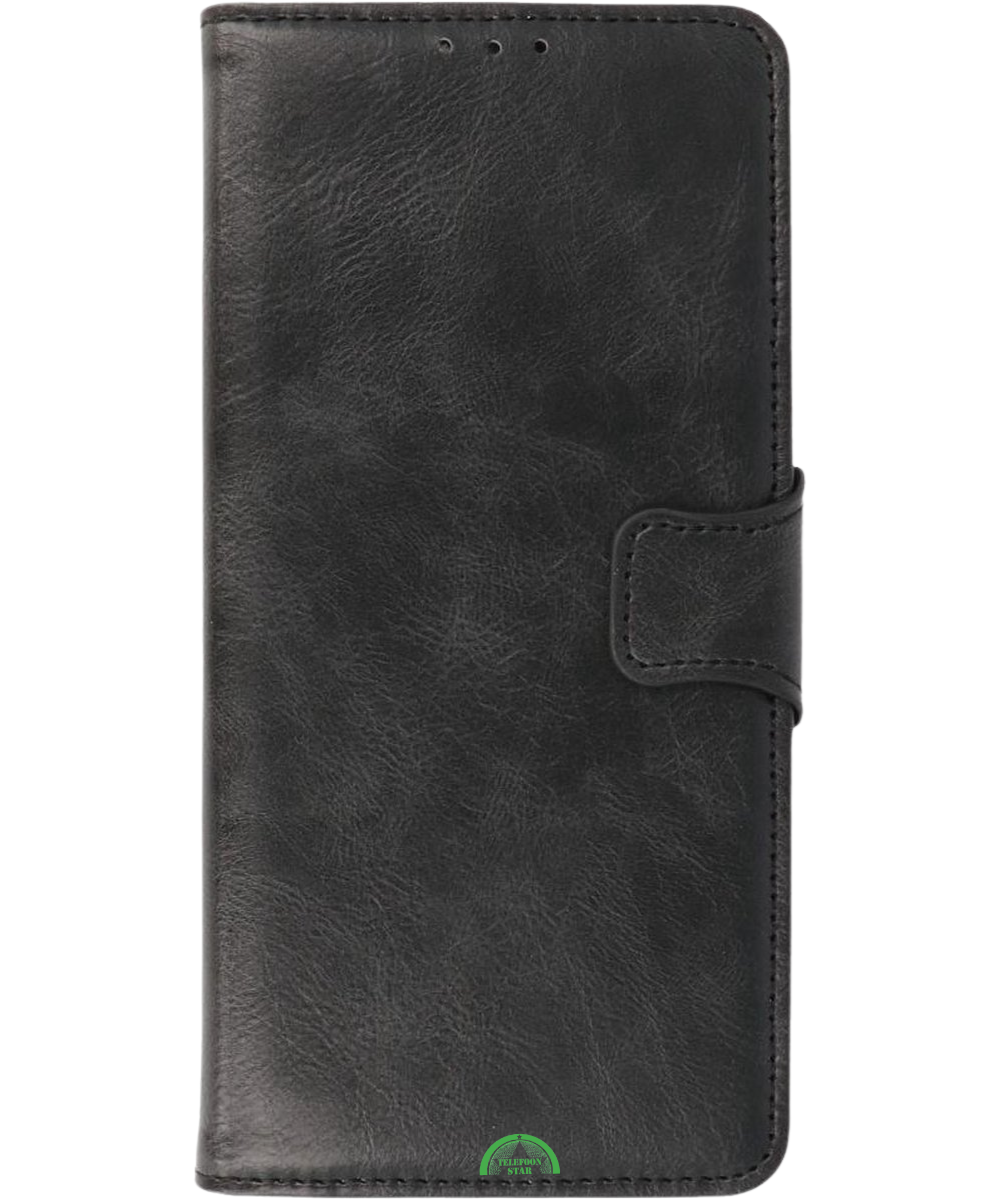 Bookcase Hoesje voor Motorola G60 Zwart met Magnetische Sluiting