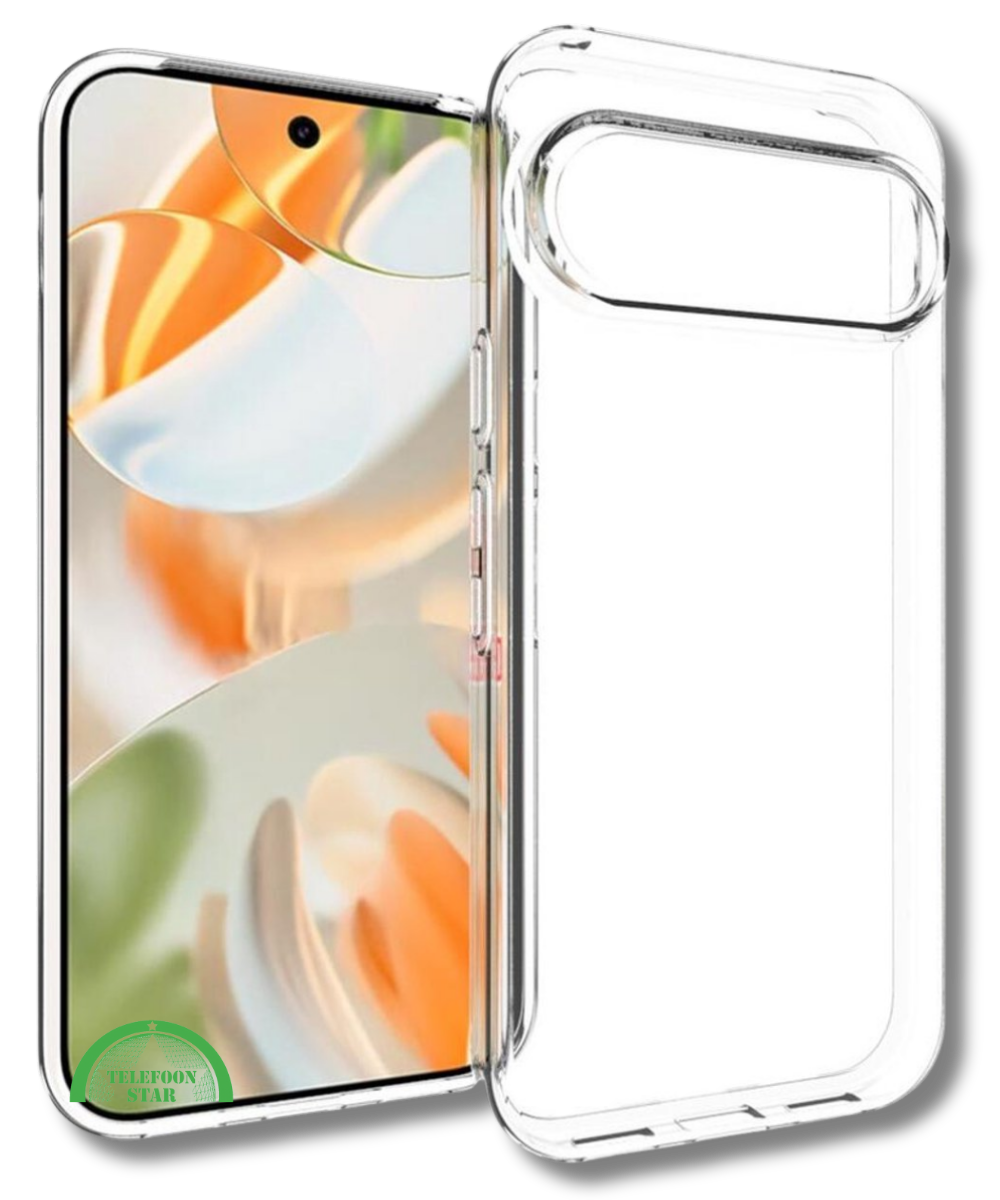Hoesje Google Pixel 10 Transparante Backcover met sluit strak aan