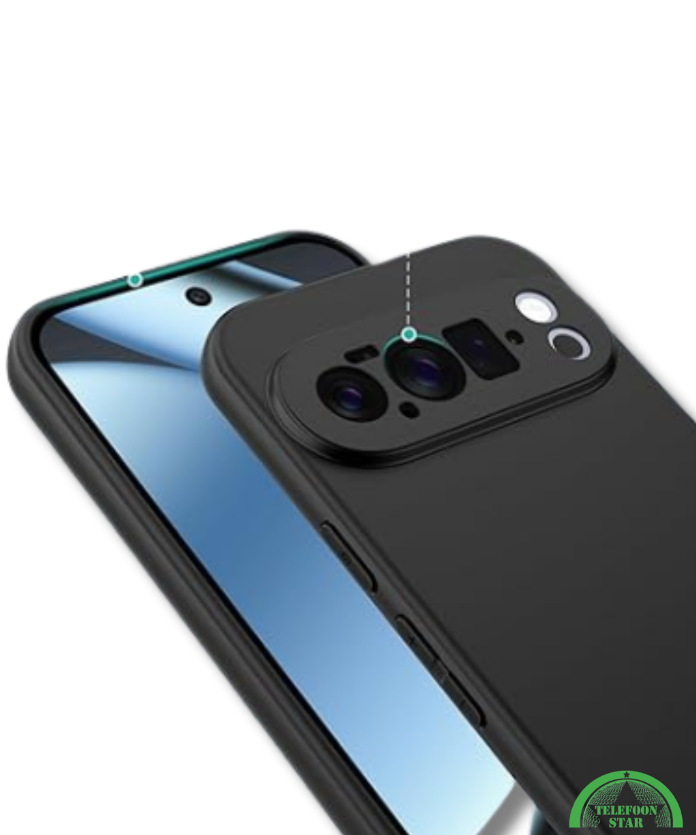 Hoesje Google Pixel 10 Zwart Backcover met sluit strak aan