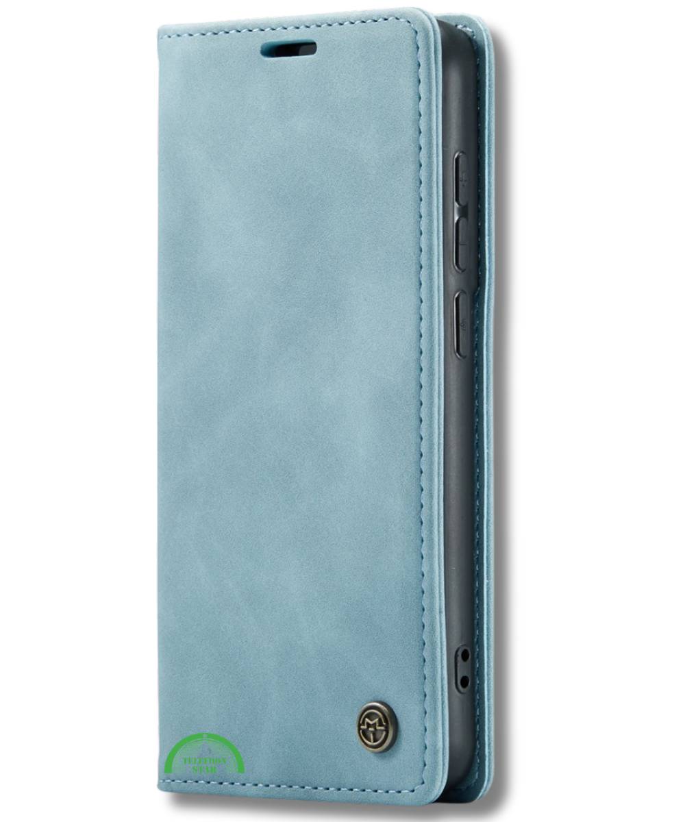 Hoesje Google Pixel 10 Pro Turquoise Look Met Pasjeshouder & Magnetische Sluiting
