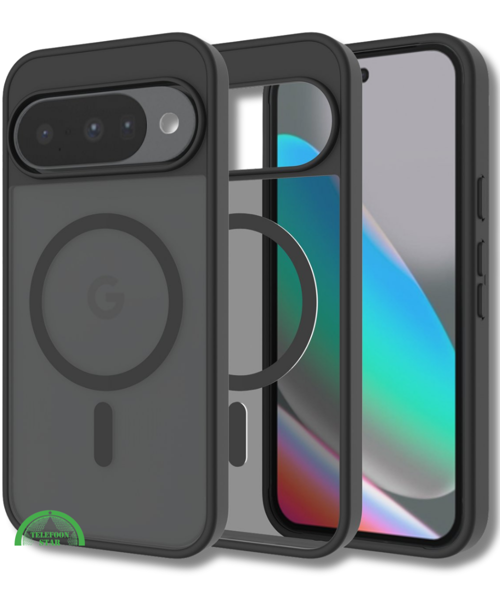 Hoesje Google Pixel 10 Pro XL Crystal Clear Case Met MagSafe Ring Strak