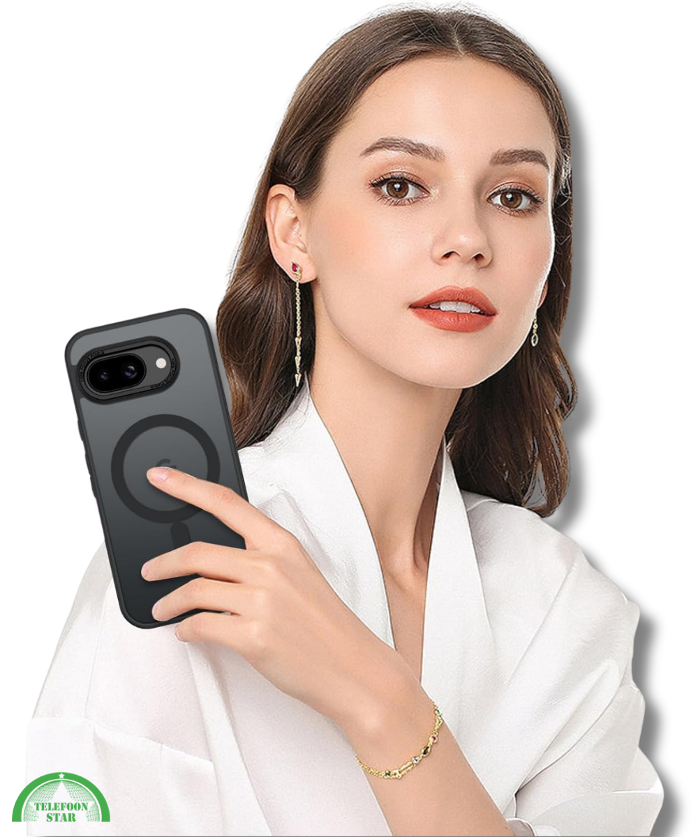 Hoesje Google Pixel 10 Pro Crystal Clear Case Met MagSafe Ring Strak