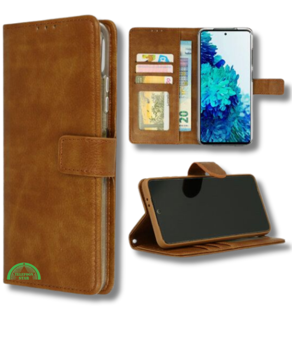 Hoesje voor Google Pixel 8 Bruin Bookcase Kunstleer met Pasjeshouder