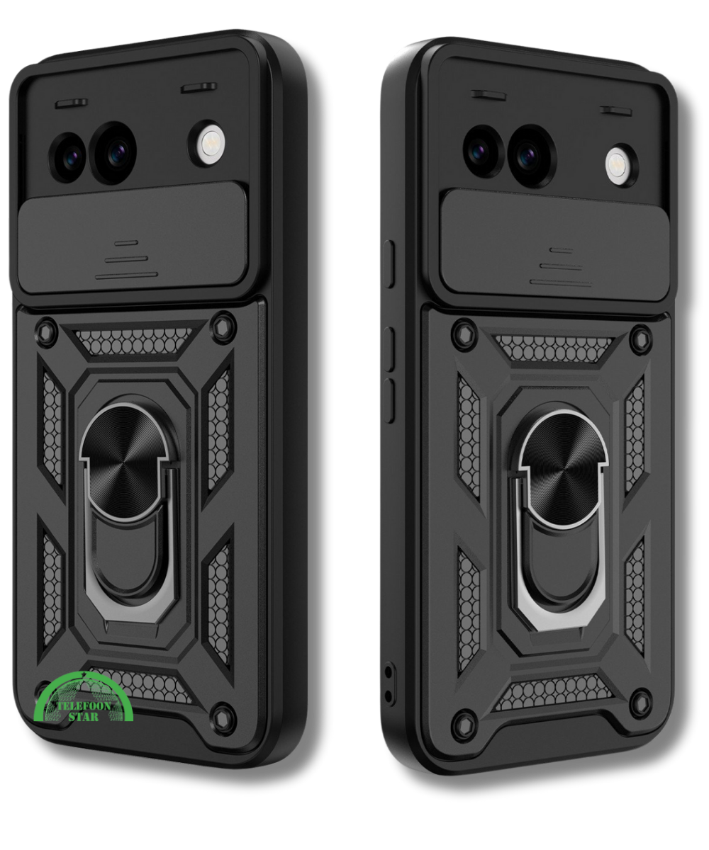 Hoesje voor Google Pixel 8a Zwart Shockproof stevige sluiting