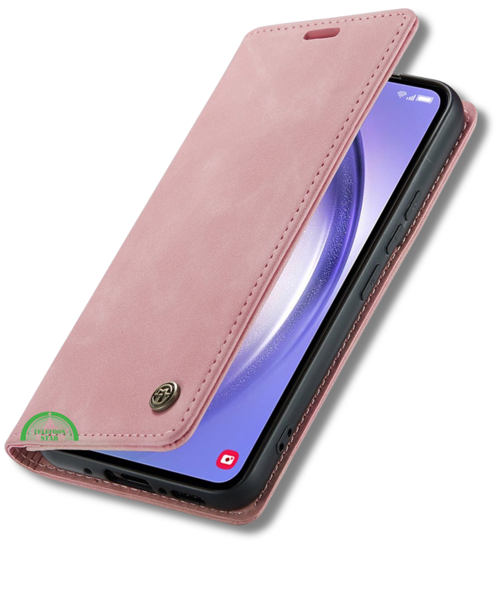 Hoesje Google Pixel 9 Pro XL Roze Bookcase Met Pasjeshouder