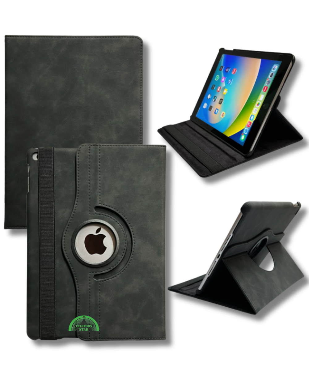 Hoesje voor iPad 10.2 inch (2021) 9e generatie en 8e generatie Zwart Slank licht en stevig